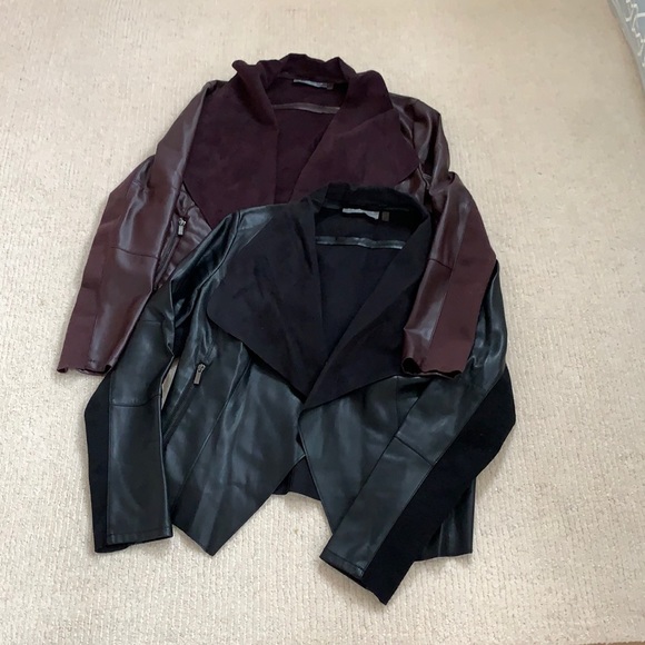 Lot of 2 Bagatelle Faux Leather Jackets $35 for both! - Picture 1 of 7